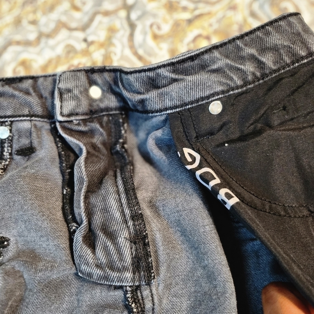 Bdg Denim Women's Jean's Mini Skirt Size S charcoal - Picture 7 of 10